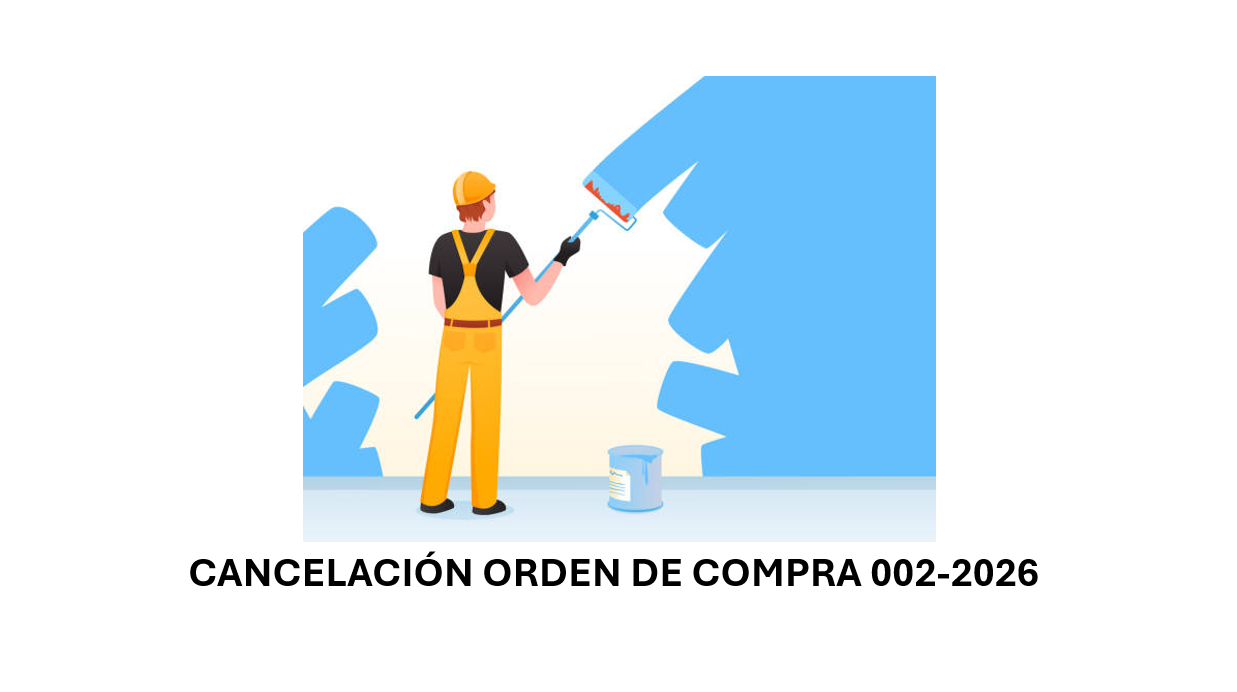 PUBLICACIÓN DE LA RESOLUCION 026-2026 DE LA CANCELACIÓN DEL SUMINISTRO DE PINTURA DE LAS INSTALACIONES DEL MUNICIPIO DE ALANJE.